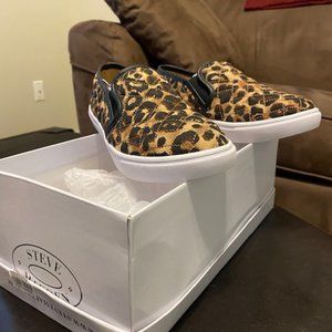 Steve Madden Leopard Slip on Shoes